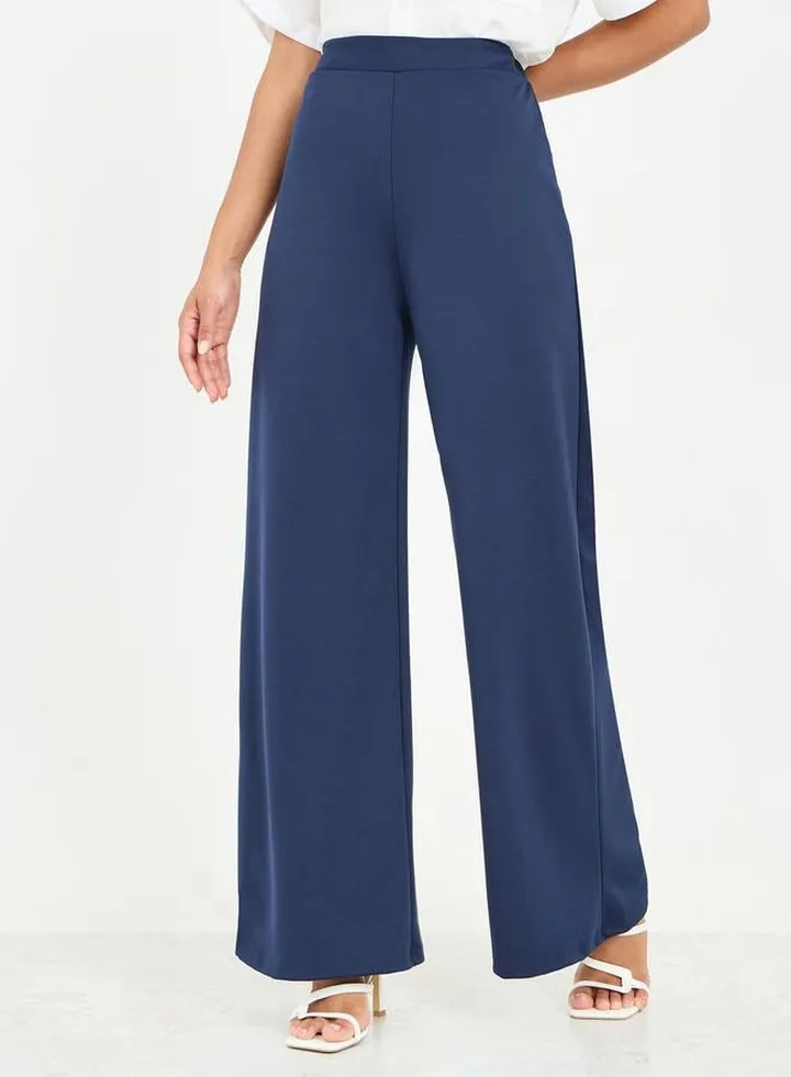 High Rise Wide Leg Pants