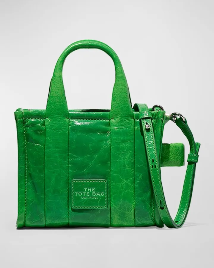 The Shiny Crinkle Micro Tote Bag