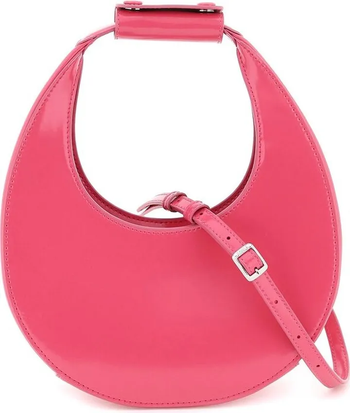 Staud Round Cut Moon Mini Tote Bag