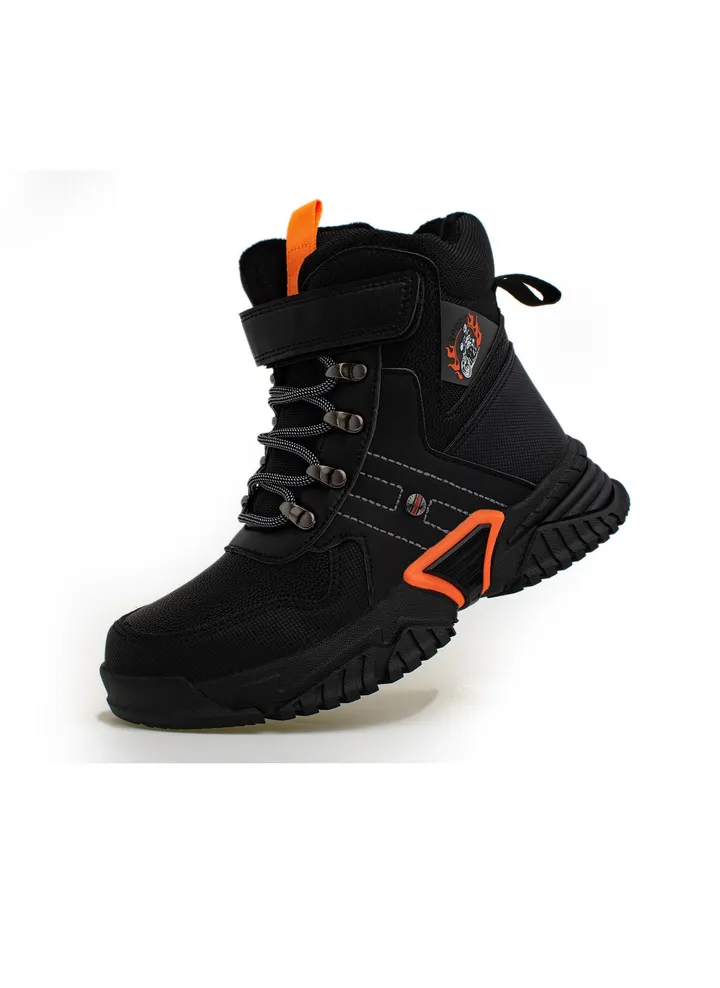 Lucky Kids Unisex Hiking Boots For Outdoor Walking Climbing Hiking with Non-Slip Antiskid For Little/Big Kids