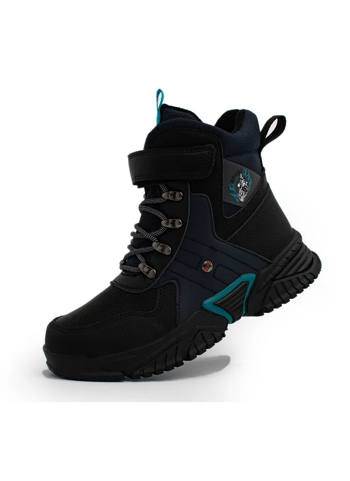 Lucky Kids Unisex Hiking Boots For Outdoor Walking Climbing Hiking with Non-Slip Antiskid For Little/Big Kids