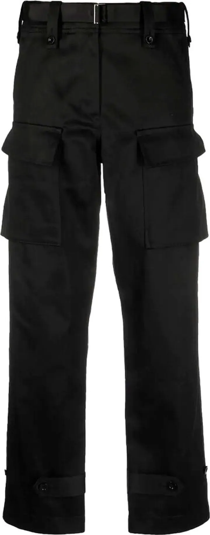 High-Waisted Cropped Trousers