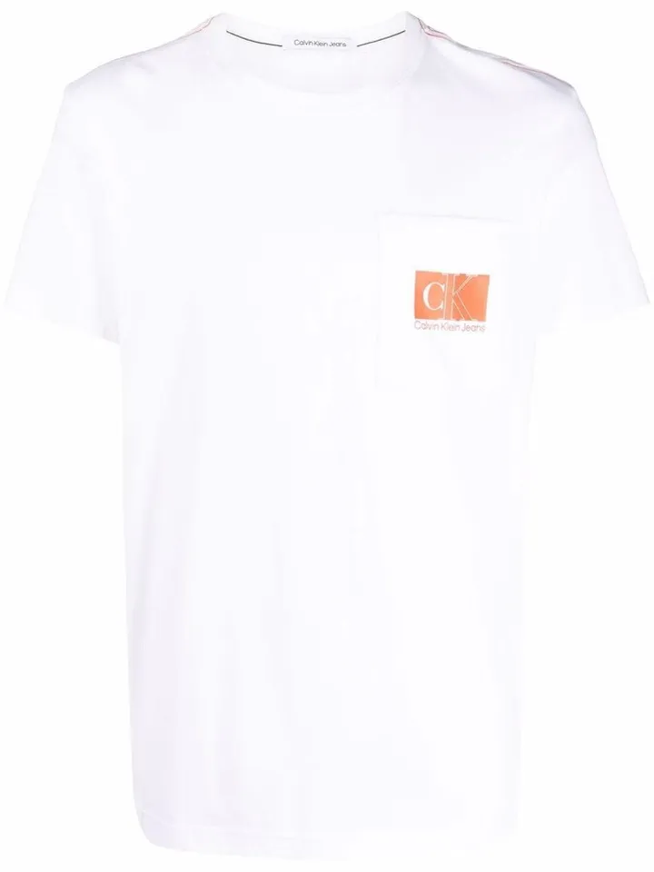 chest-logo crewneck T-shirt