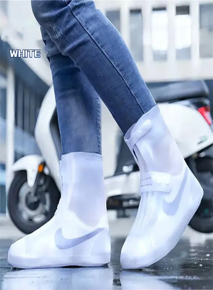 Children's Mid Tube Rain Boots White