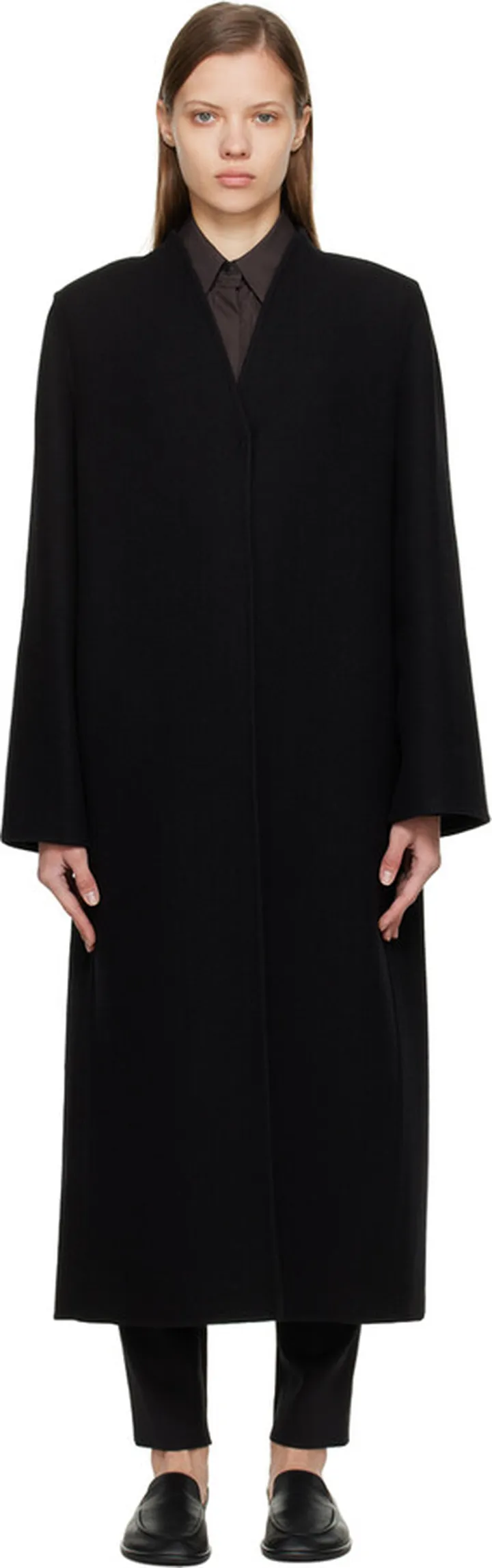 The Row Black Ceren Coat