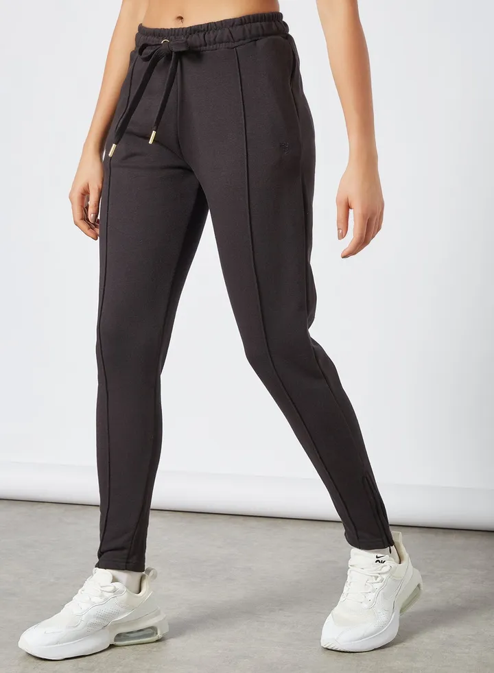 Slim Fit Pants Black