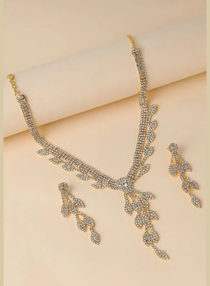Silver Plated Designer Party Necklace For Women
