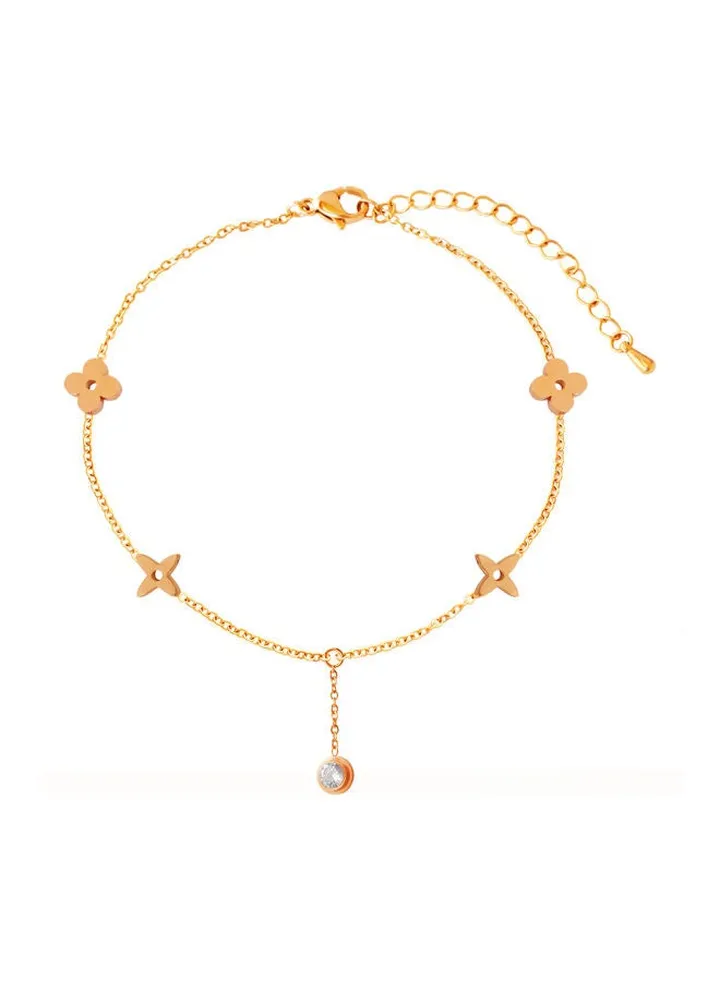 Women Single Chain Ankle Beads