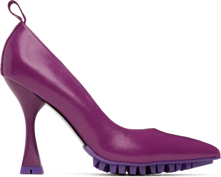 Versace Jeans Couture Purple Flair Heels