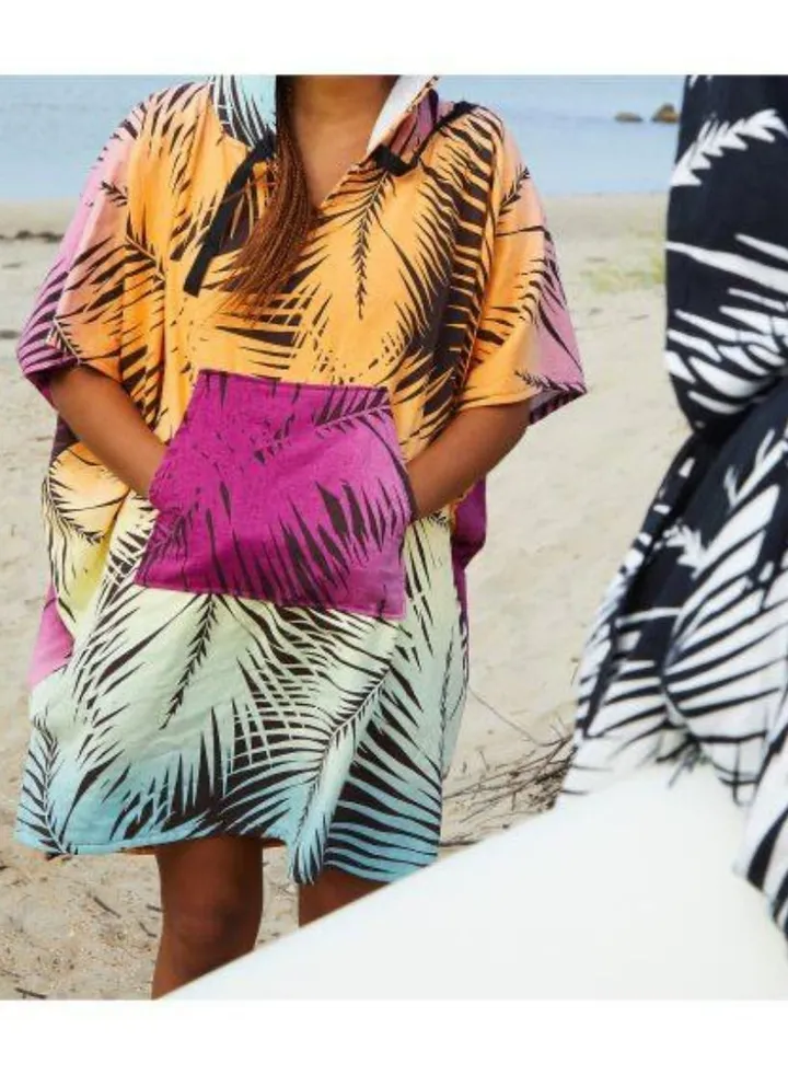 Hooded Beach towel made with the world surf league