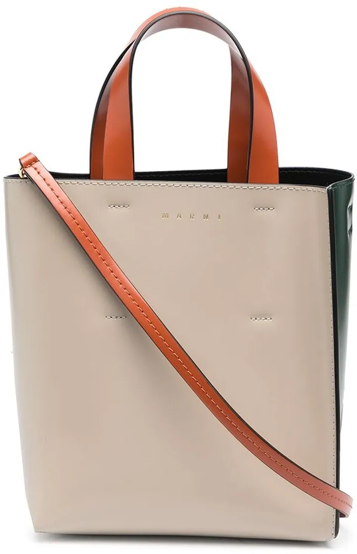 Colour-Block Tote Bag