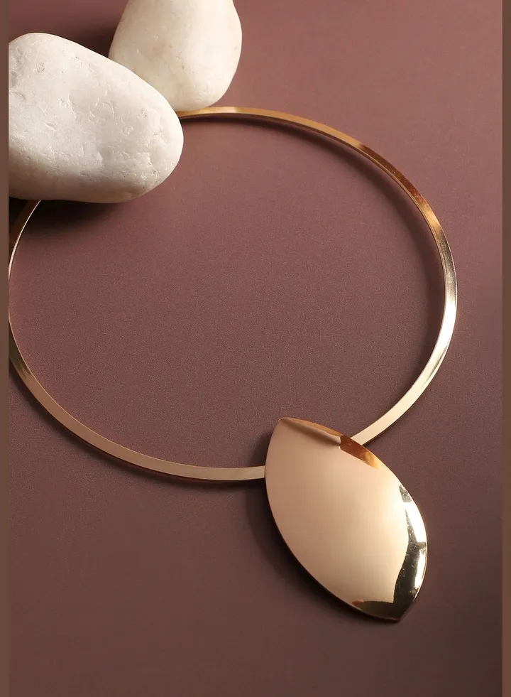 Gold Plated Designer Party Wear Necklace For Women