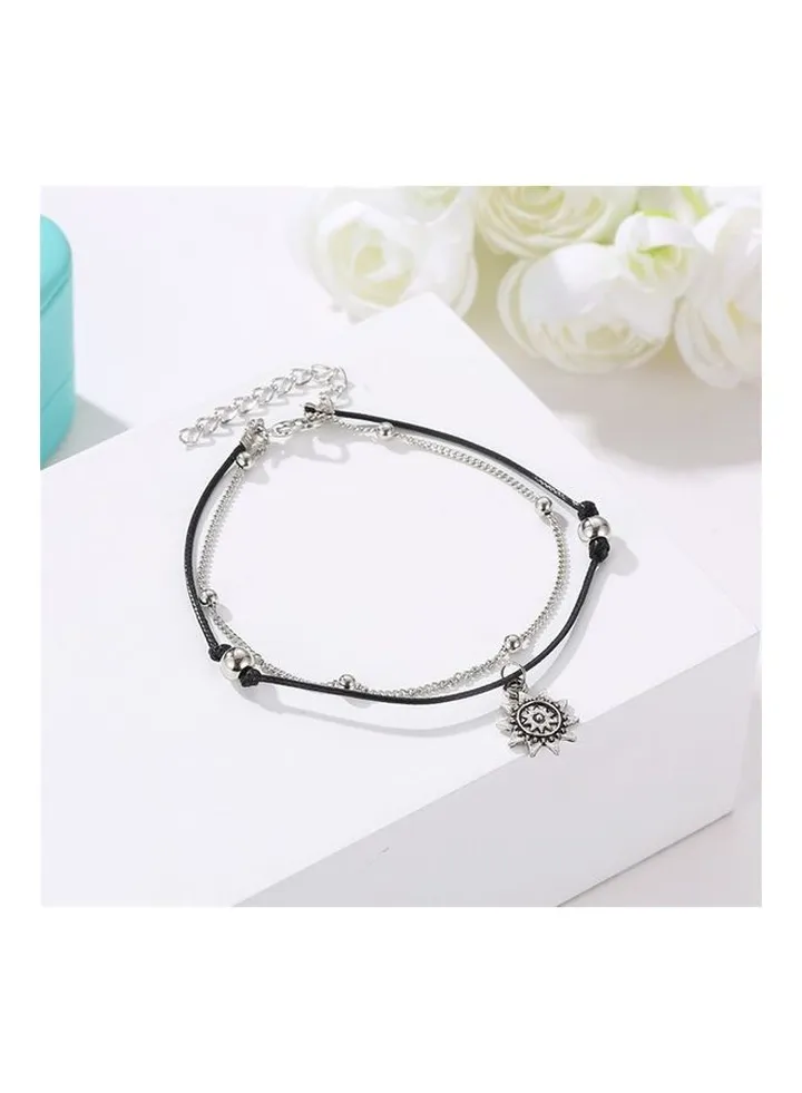 Woven Knotted Vintage Sun Anklet