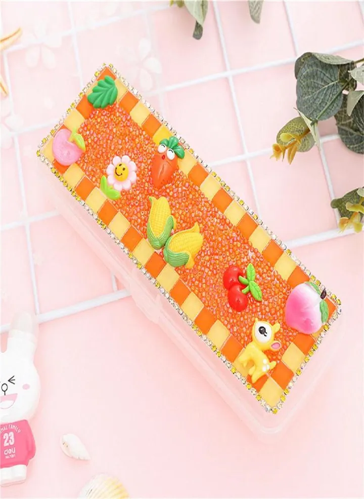Diy Pencil Case Creative Paste Stationery Box Multi-Function Pencil Case