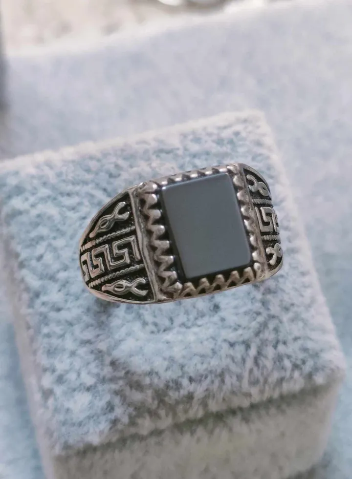 Alshiaka ring, 925 Italian silver Size20