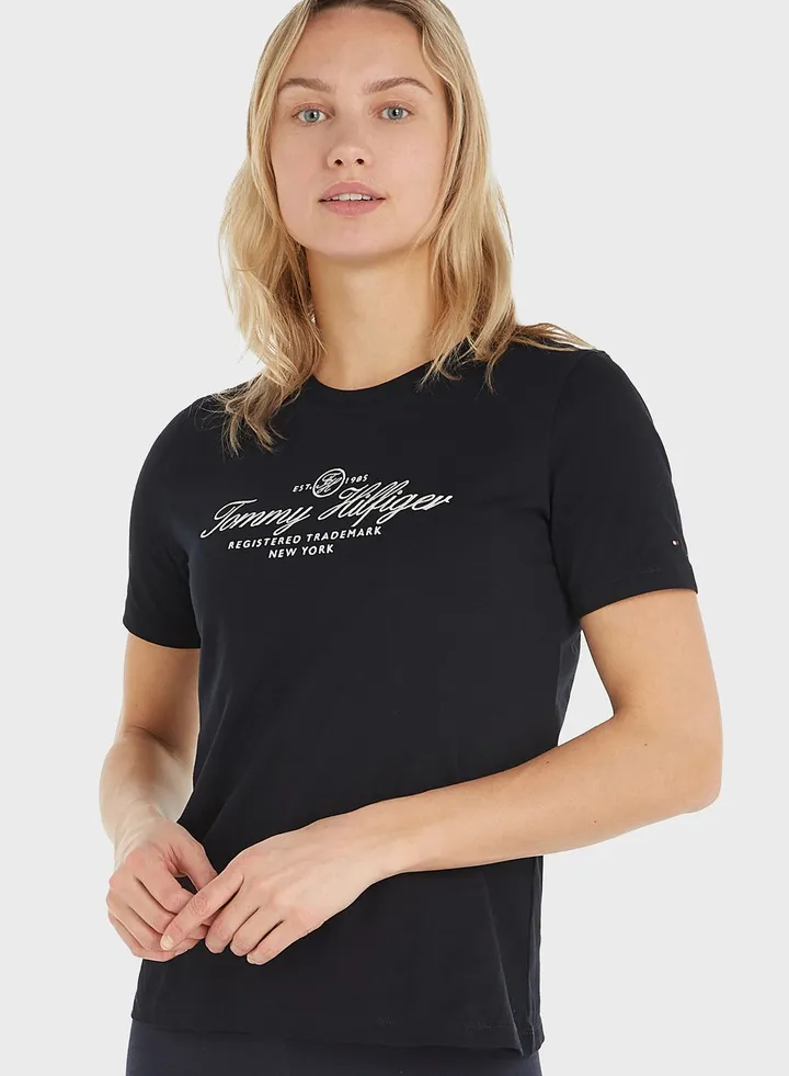 Crew Neck Logo T-Shirt