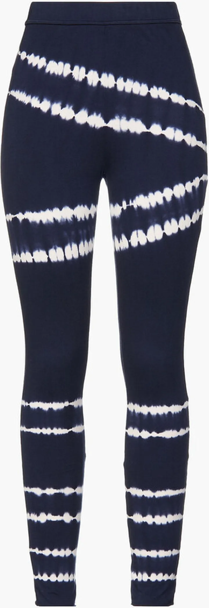 Tie-dyed cotton-jersey leggings