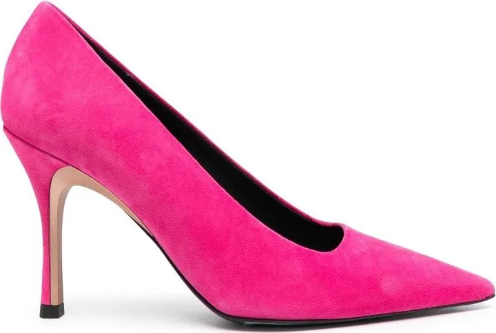 100mm Suede Stiletto Pumps