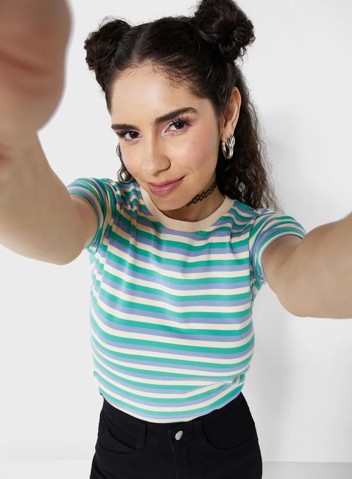 Urban Minx Striped T-Shirt