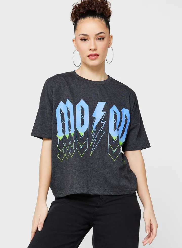 Wide Fit Graphic T-Shirt