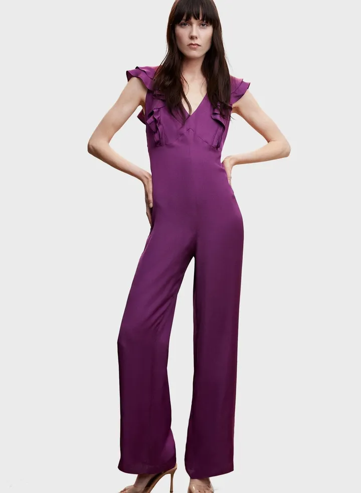 Cape Sleeve Jumpsuit