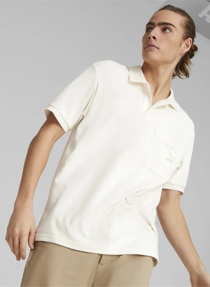 Classics Towelling Mens Polo Shirt