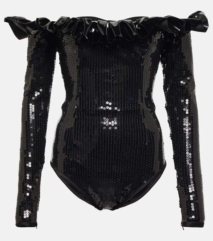 Sequined bodysuit