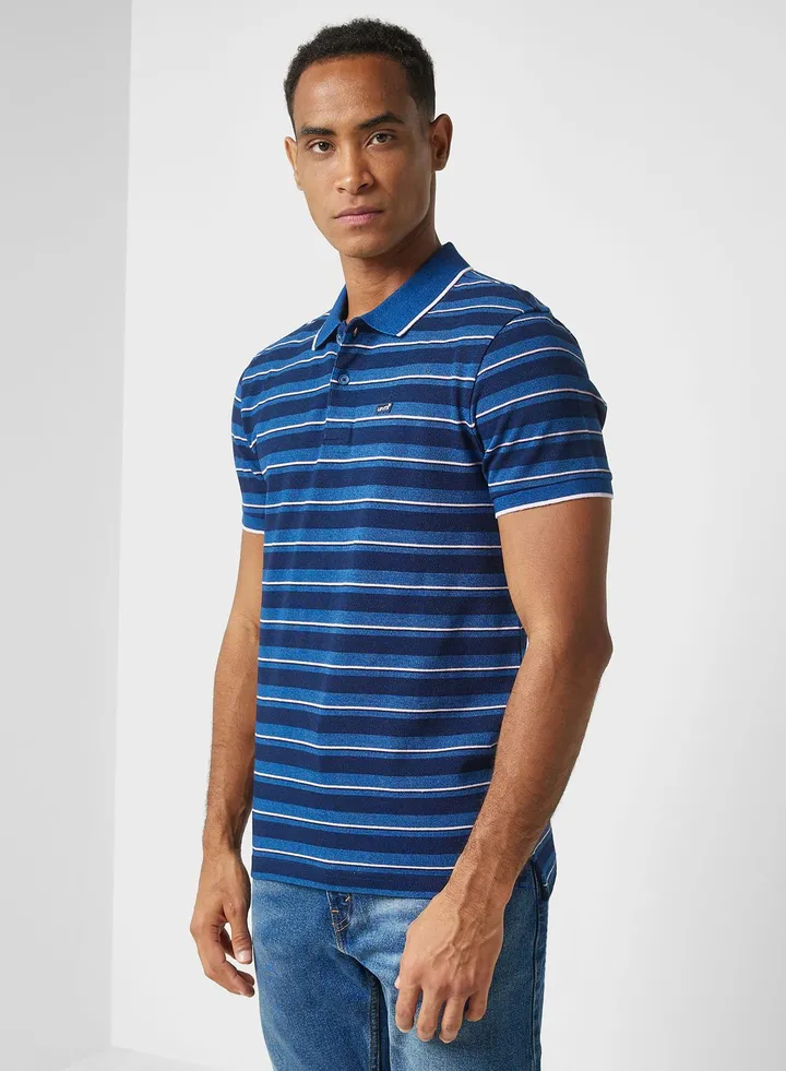 Stripe Polo T-Shirt