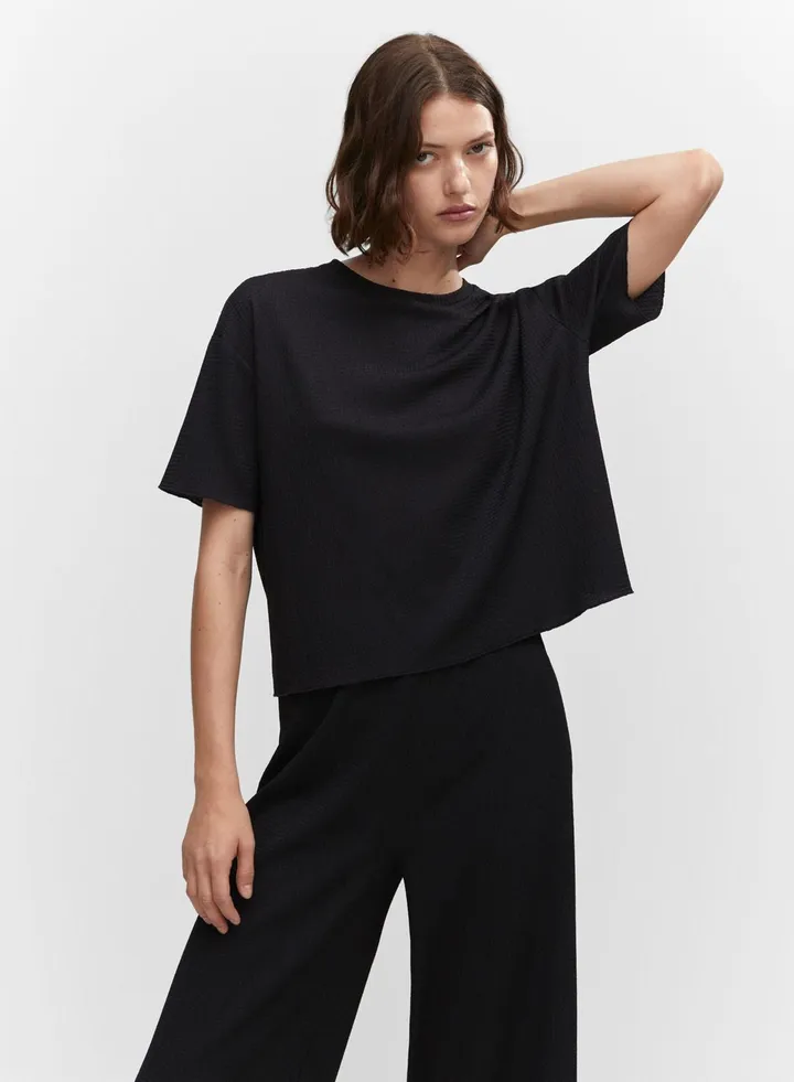 Crew Neck Knitted Shirt