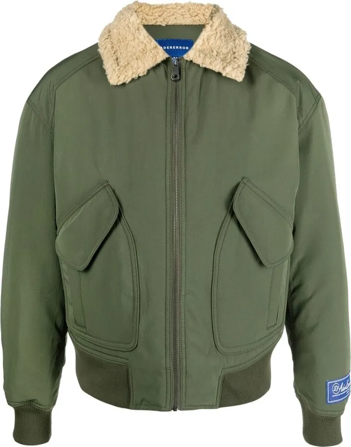 Tonal-Stitch Bomber Jacket