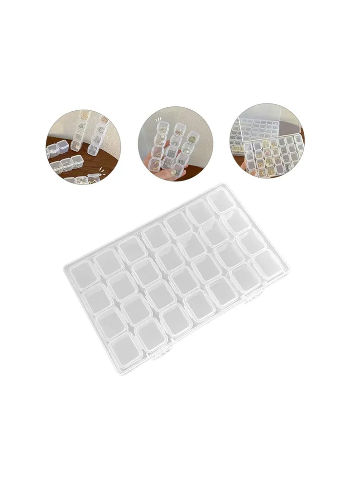 Clear Jewelry Organizer 28 Grids