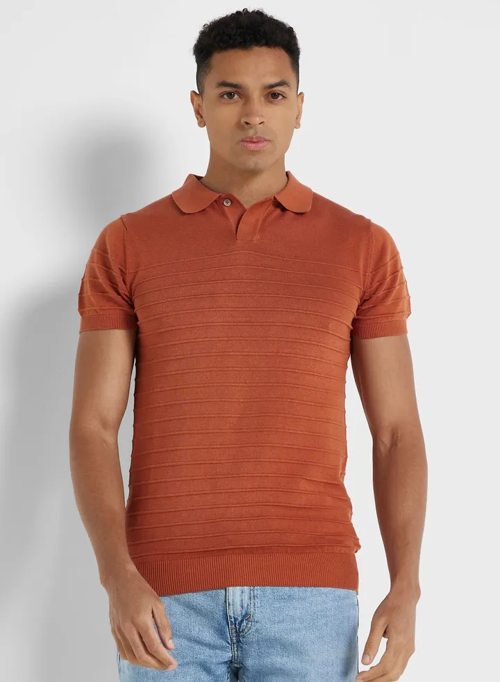 Knit Polo Shirt
