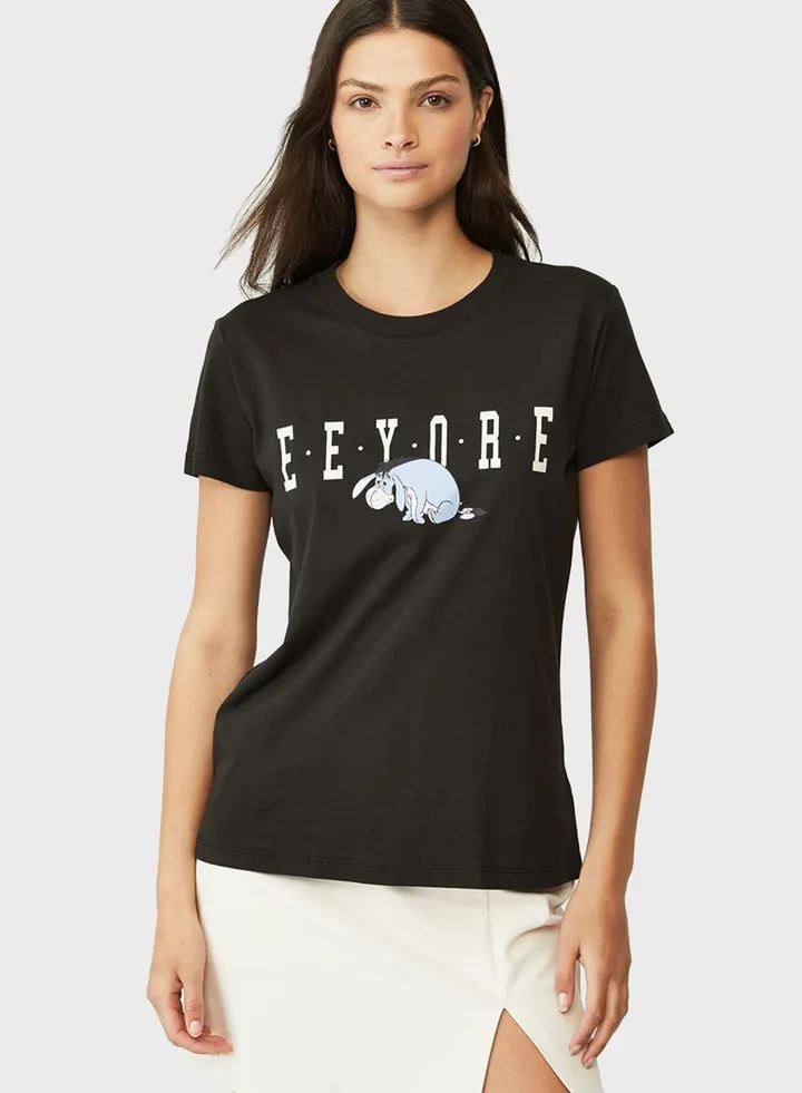 Crew Neck Graphic T-Shirt