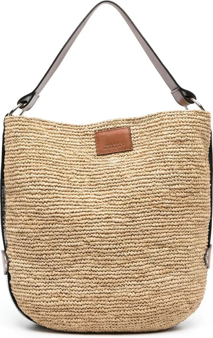 Bayia raffia tote bag