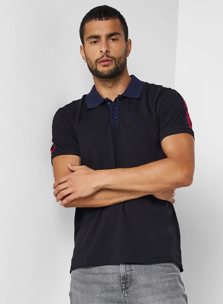 Sports Collar Polo Shirt