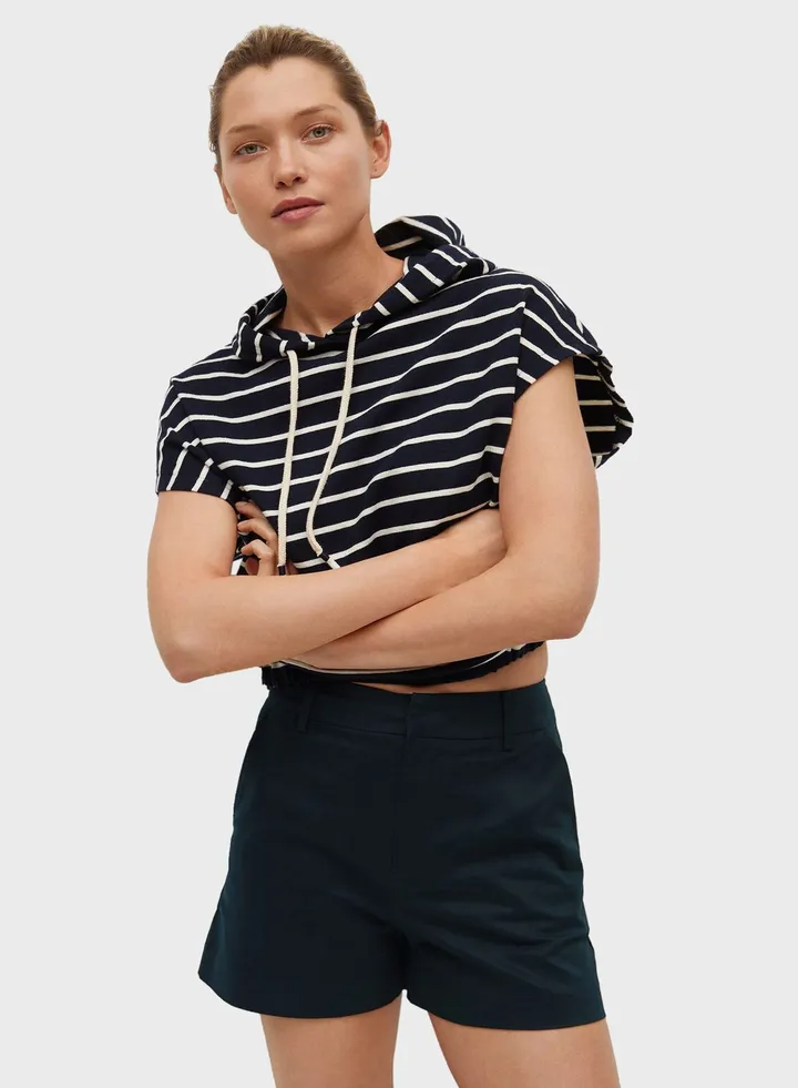 Pocket Detail Mini Shorts