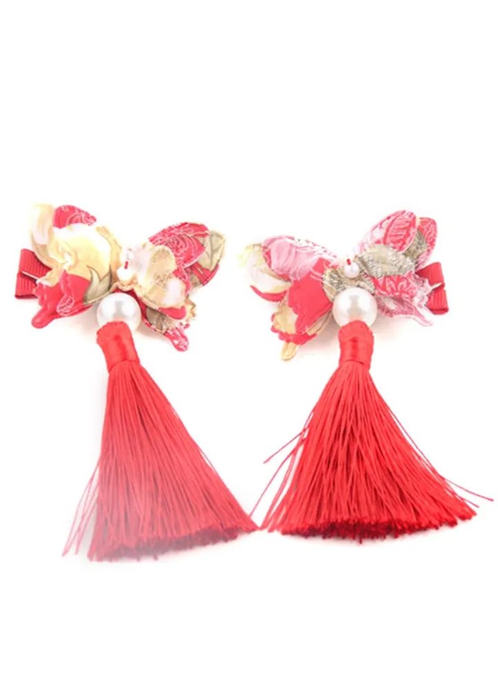 Chinese Style Hairpin Red
