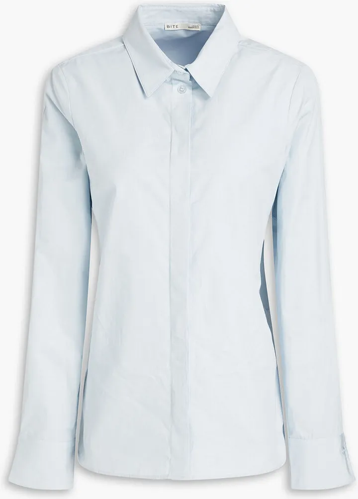 Cotton-poplin shirt