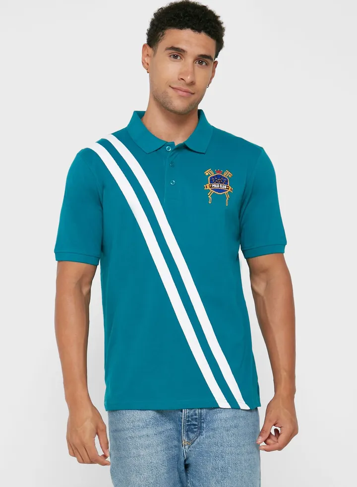 Stripe Polo Shirt