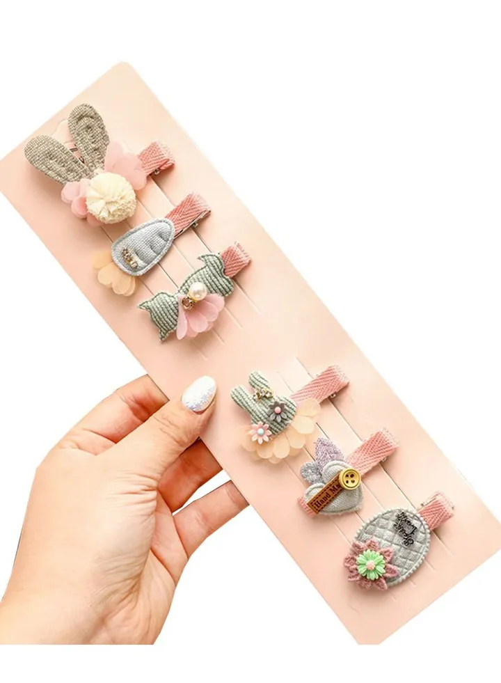 6-Piece Cute Korean Style Hair Clips