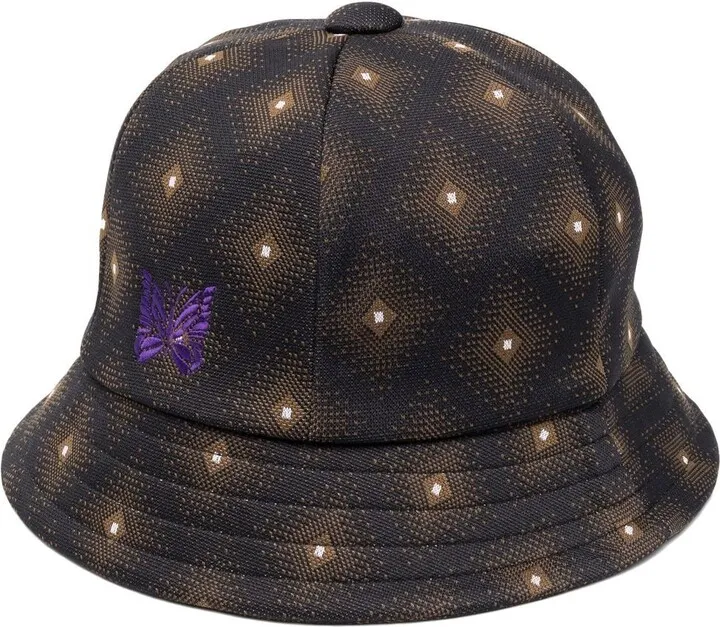 Bermuda embroidered-butterfly bucket hat