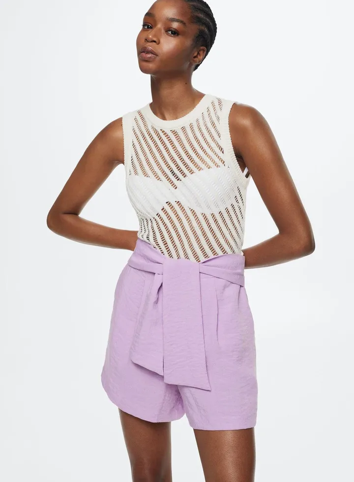 High Waist Mini Shorts