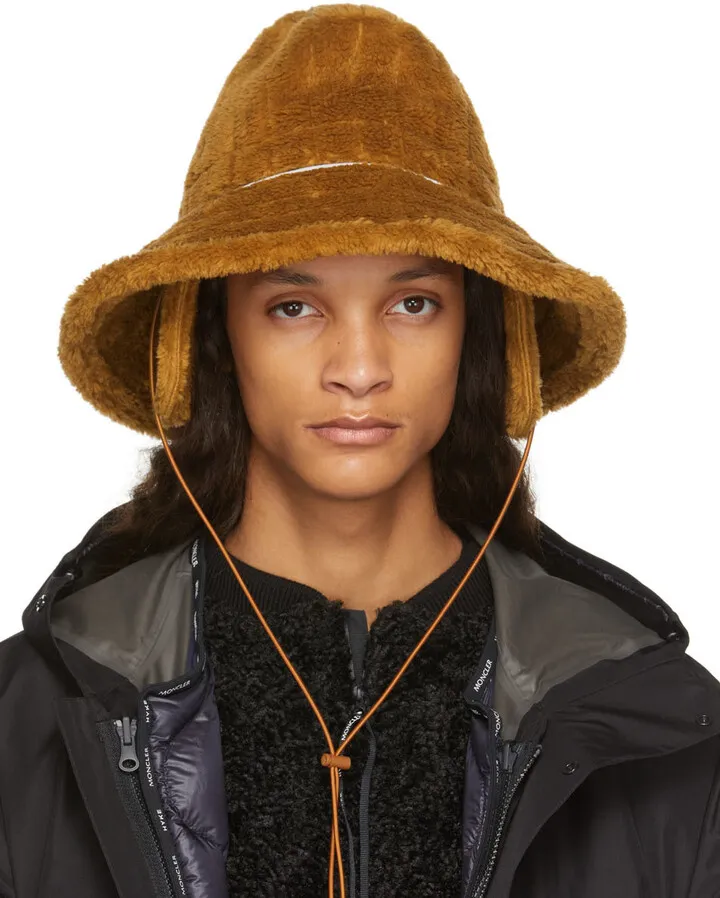 Moncler Genius 2 Moncler 1952 Brown Cloche Hat
