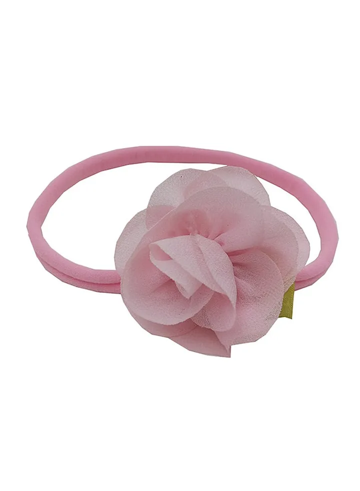 Soft Elastic Nylon Hairband Pink