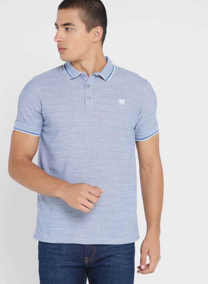 Marl Badge Polo