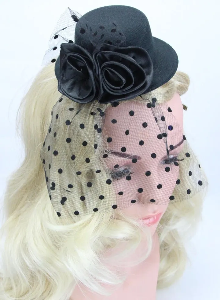 Children's Top Hat Headwear Black
