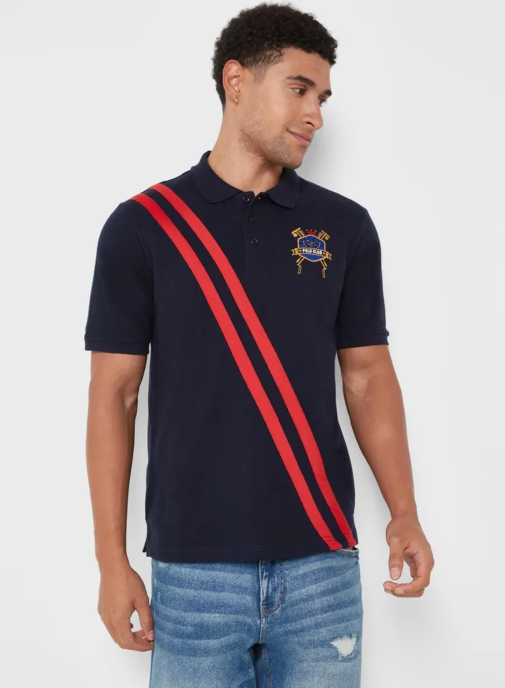 Stripe Polo Shirt
