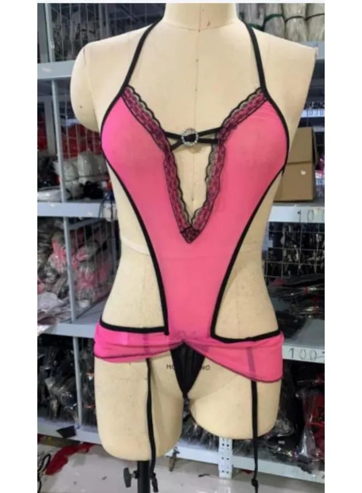 Jump Suit Night Wear With G Strings