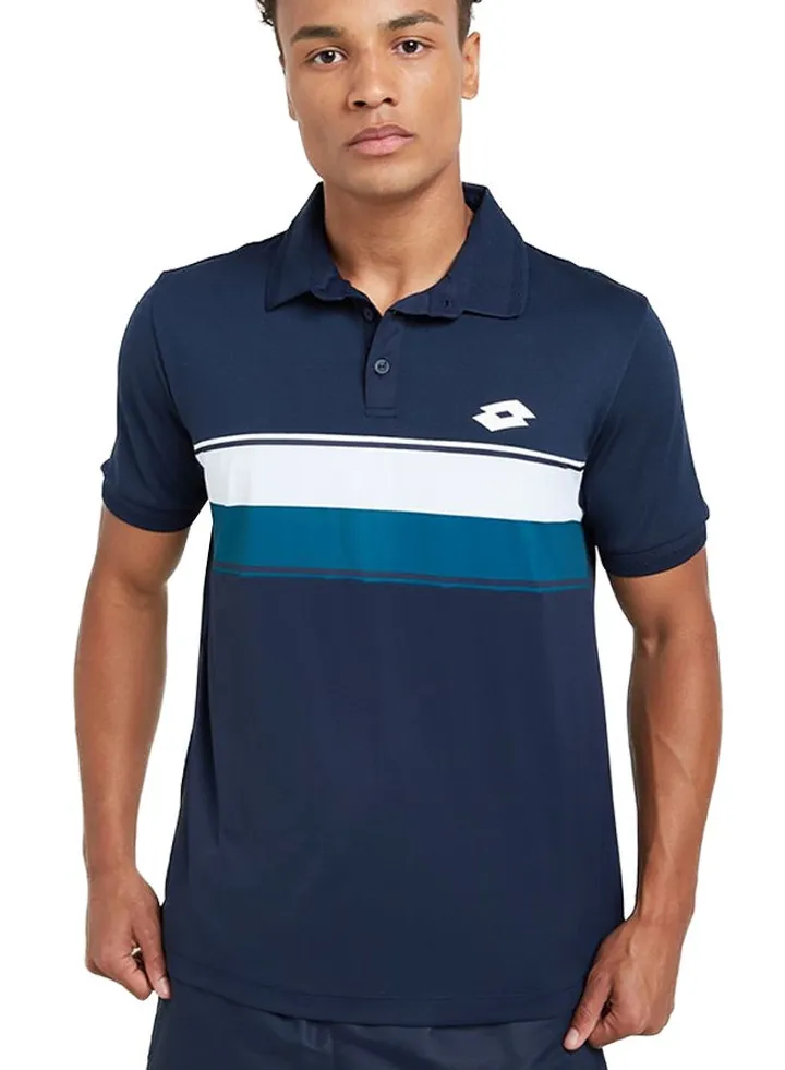 Casual Court Polo Neck T-Shirt Navy