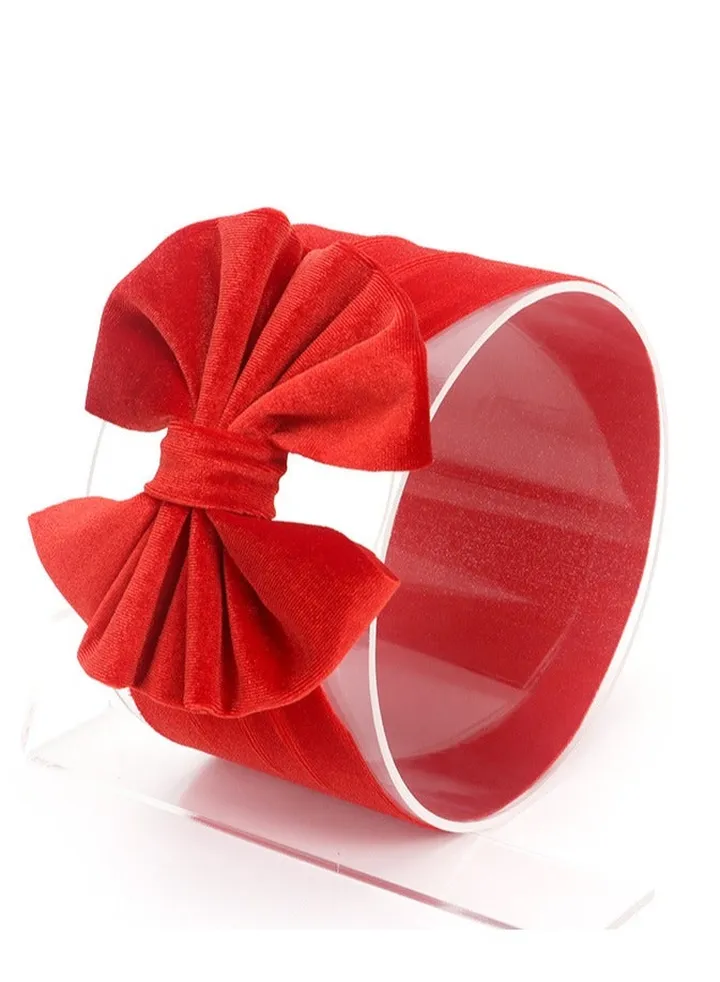 Bow Tie Children's Headband Red